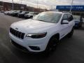 2020 Bright White Jeep Cherokee Altitude 4x4  photo #7