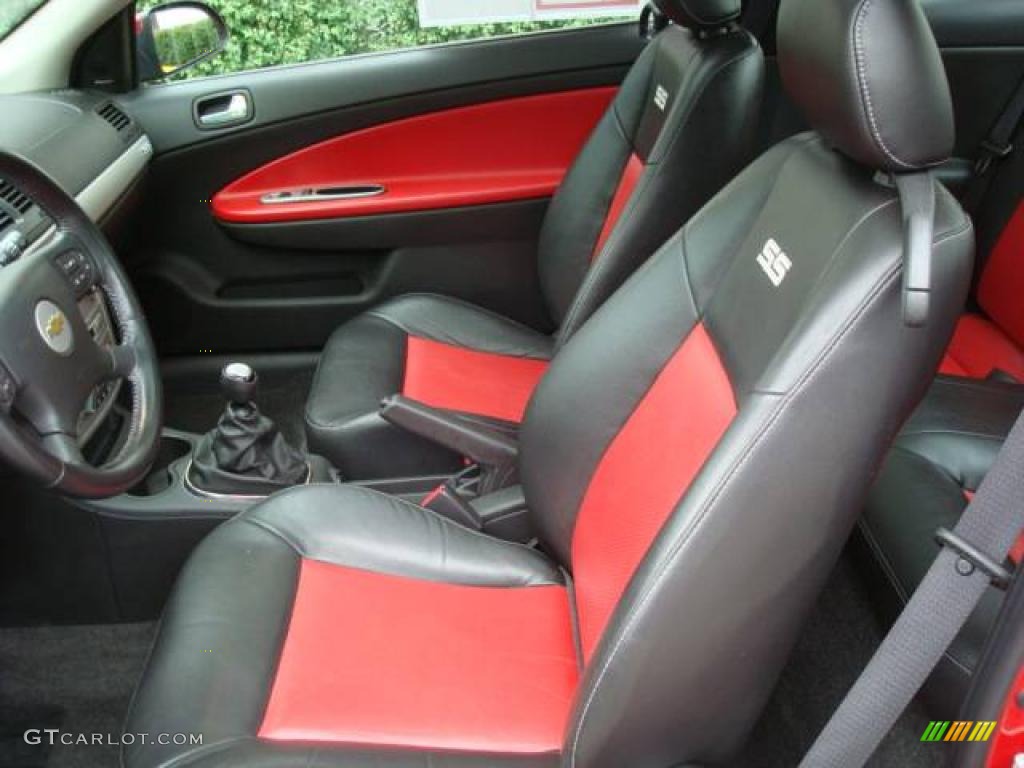 2005 Cobalt SS Supercharged Coupe - Victory Red / Ebony/Red photo #8