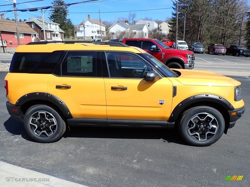 2022 Bronco Sport Big Bend 4x4 - Cyber Orange Metallic Tricoat / Medium Dark Slate photo #7