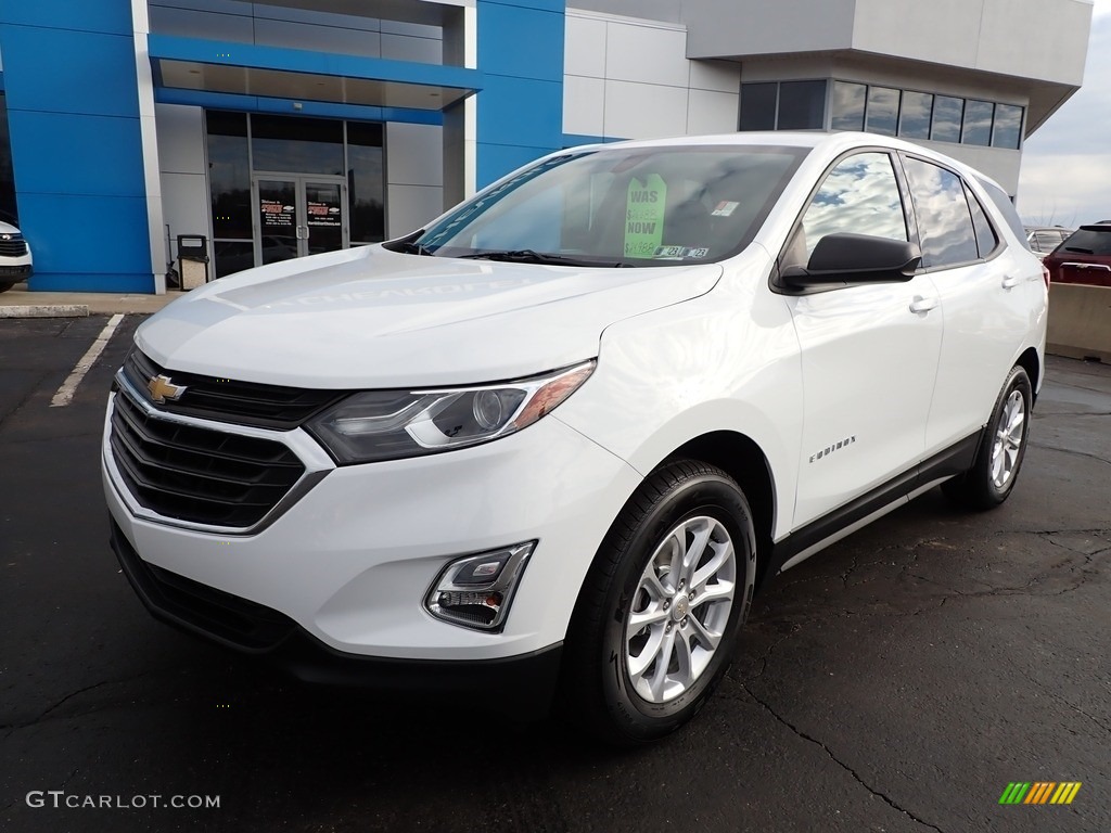 2019 Equinox LS AWD - Summit White / Medium Ash Gray photo #2
