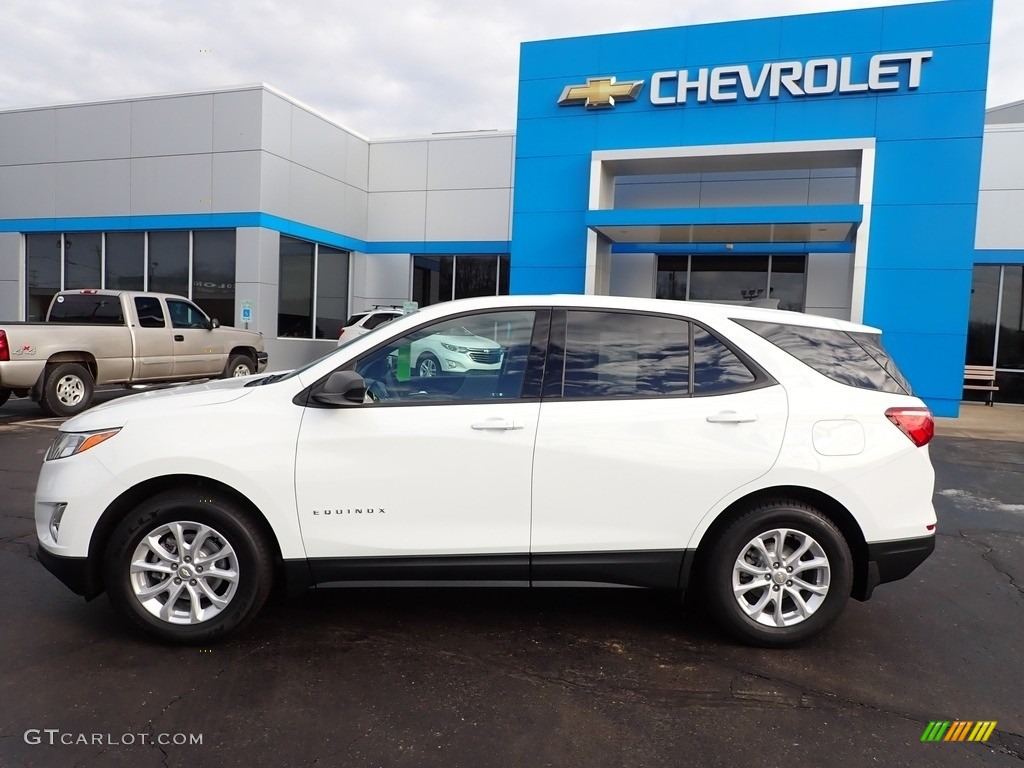 2019 Equinox LS AWD - Summit White / Medium Ash Gray photo #3