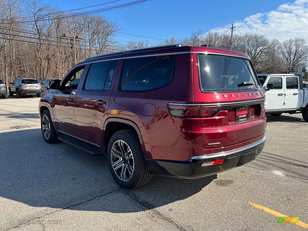 2022 Wagoneer Series III 4x4 - Velvet Red Pearl / Global Black photo #11