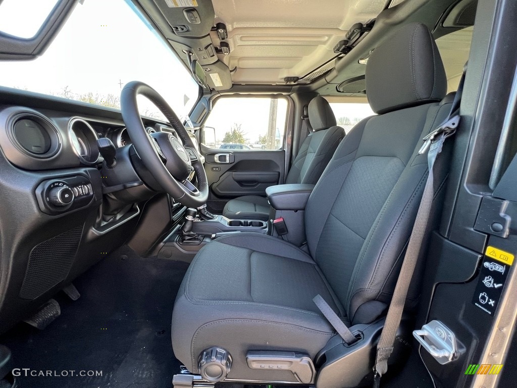 Black Interior 2022 Jeep Wrangler Sport 4x4 Photo #143932831