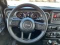 Black 2022 Jeep Wrangler Sport 4x4 Steering Wheel