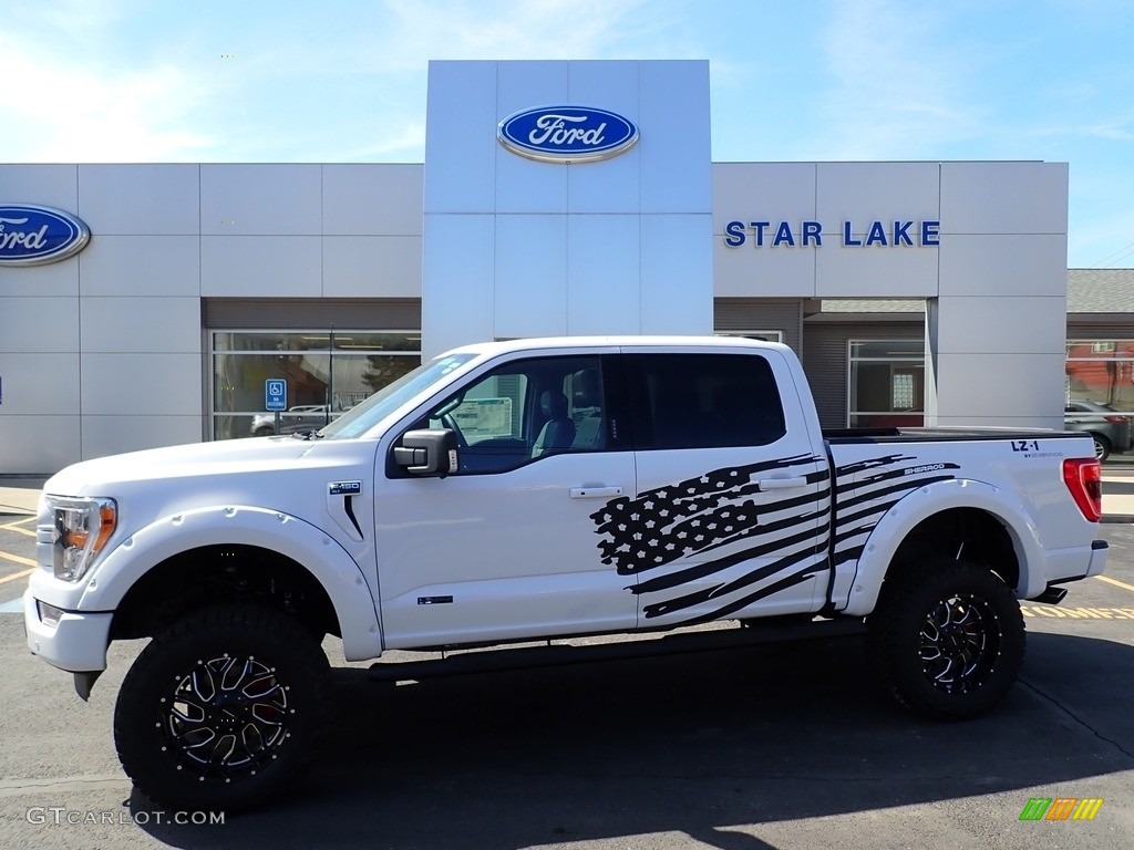 2022 F150 Sherrod XLT SuperCrew 4x4 - Oxford White / Black photo #1