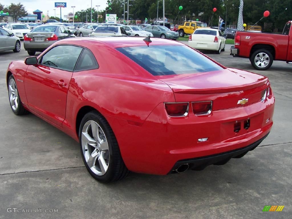 2010 Camaro SS Coupe - Victory Red / Black photo #3