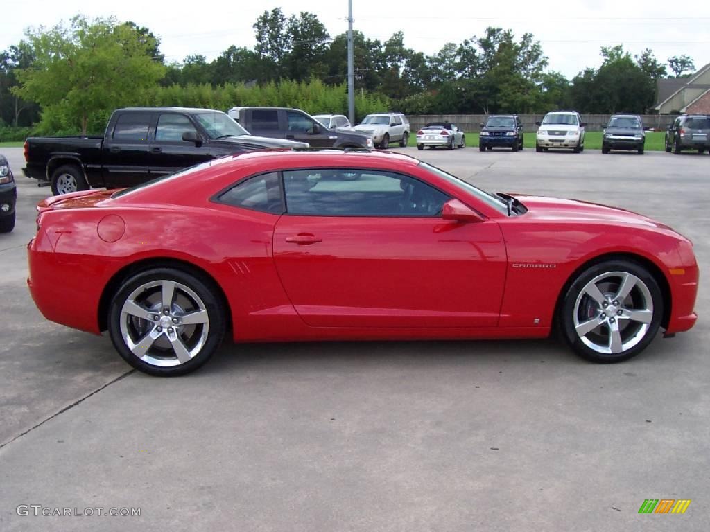 2010 Camaro SS Coupe - Victory Red / Black photo #5