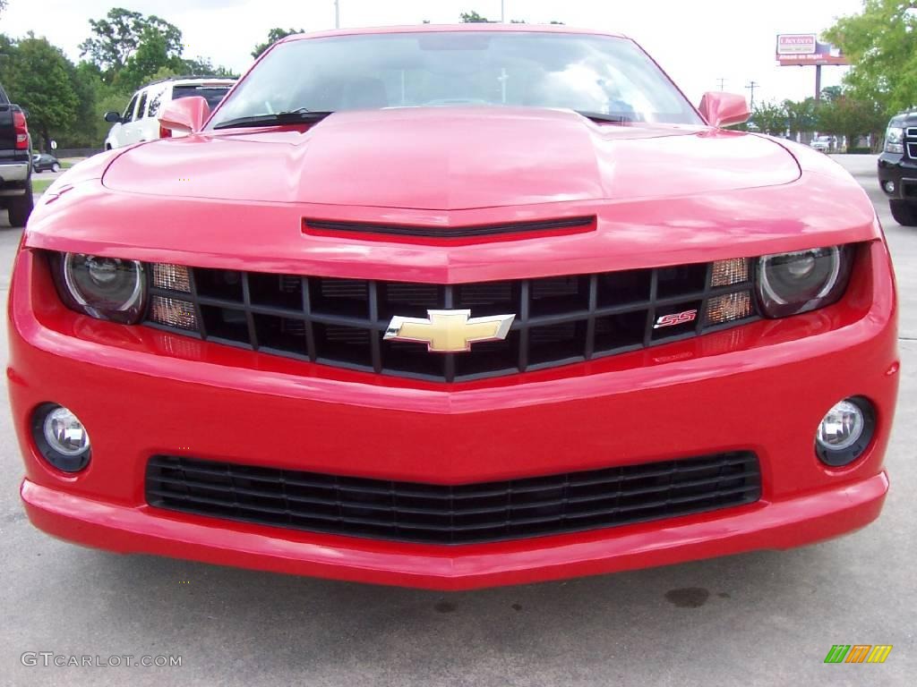 2010 Camaro SS Coupe - Victory Red / Black photo #6