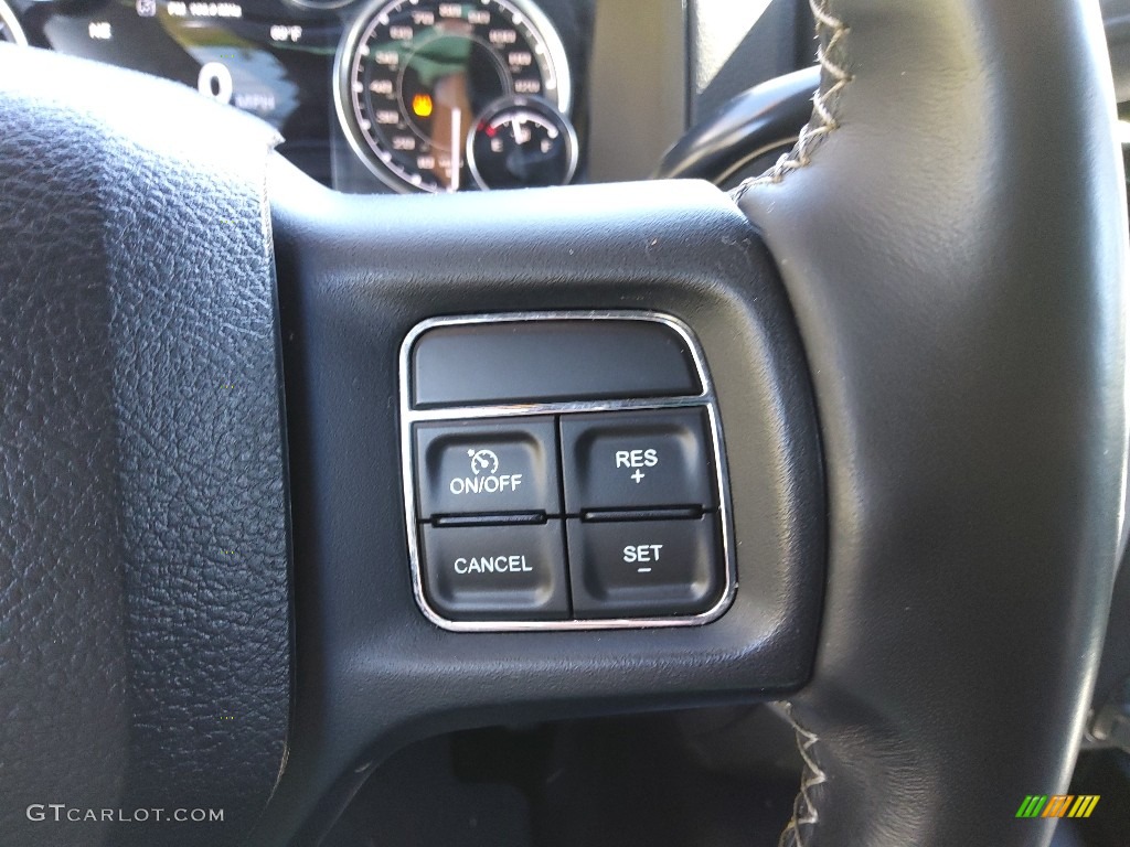 2018 Ram 2500 Power Wagon Crew Cab 4x4 Black/Diesel Gray Steering Wheel Photo #143934067