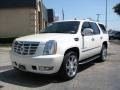 2008 White Diamond Cadillac Escalade   photo #3