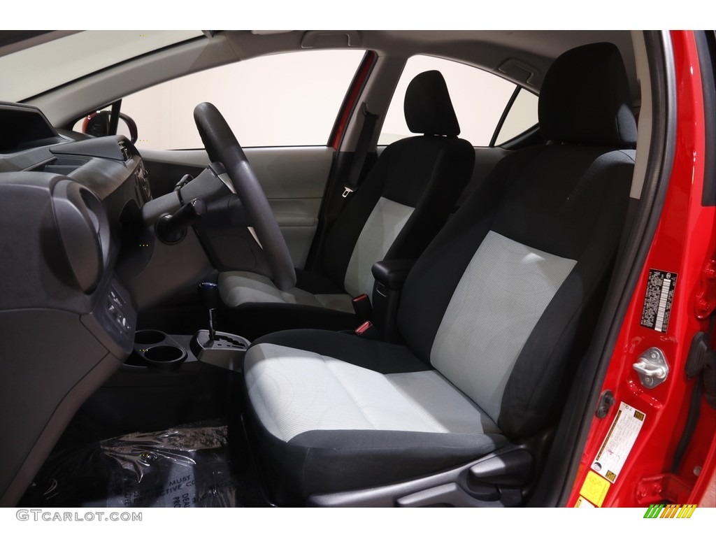 2013 Prius c Hybrid One - Absolutely Red / Black photo #5