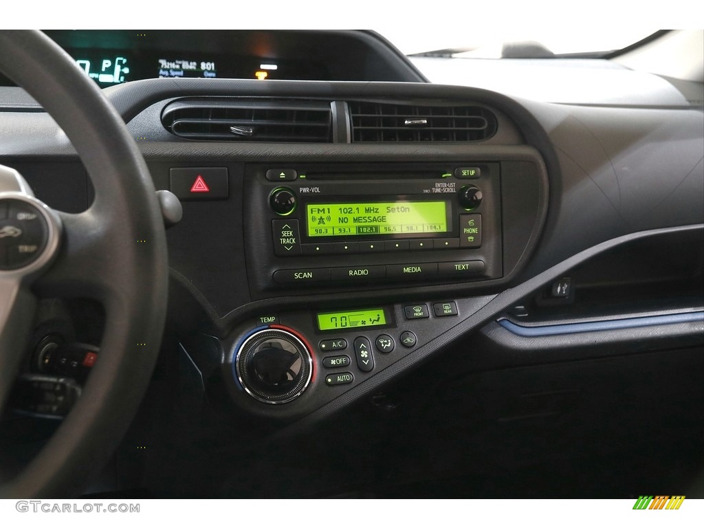2013 Toyota Prius c Hybrid One Controls Photo #143934871