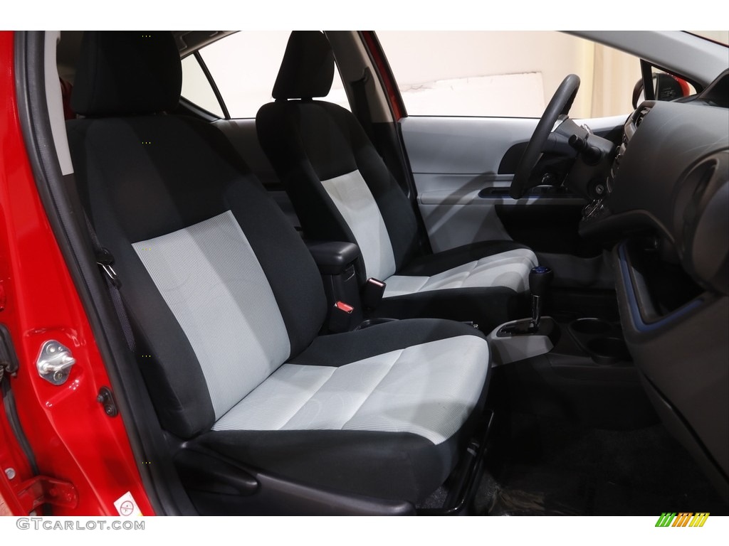 2013 Prius c Hybrid One - Absolutely Red / Black photo #13
