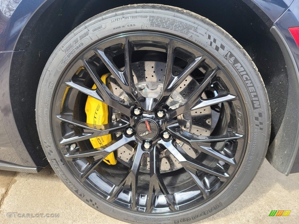 2016 Corvette Z06 Coupe - Night Race Blue Metallic / Jet Black photo #13