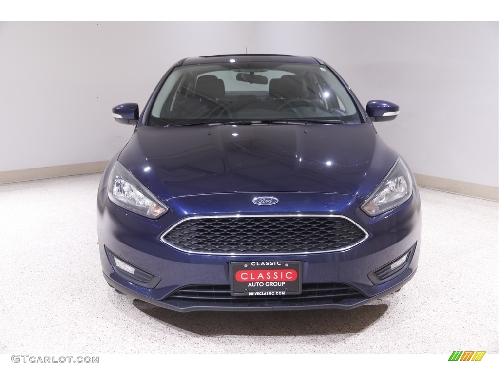2017 Focus SEL Sedan - Kona Blue / Charcoal Black photo #2