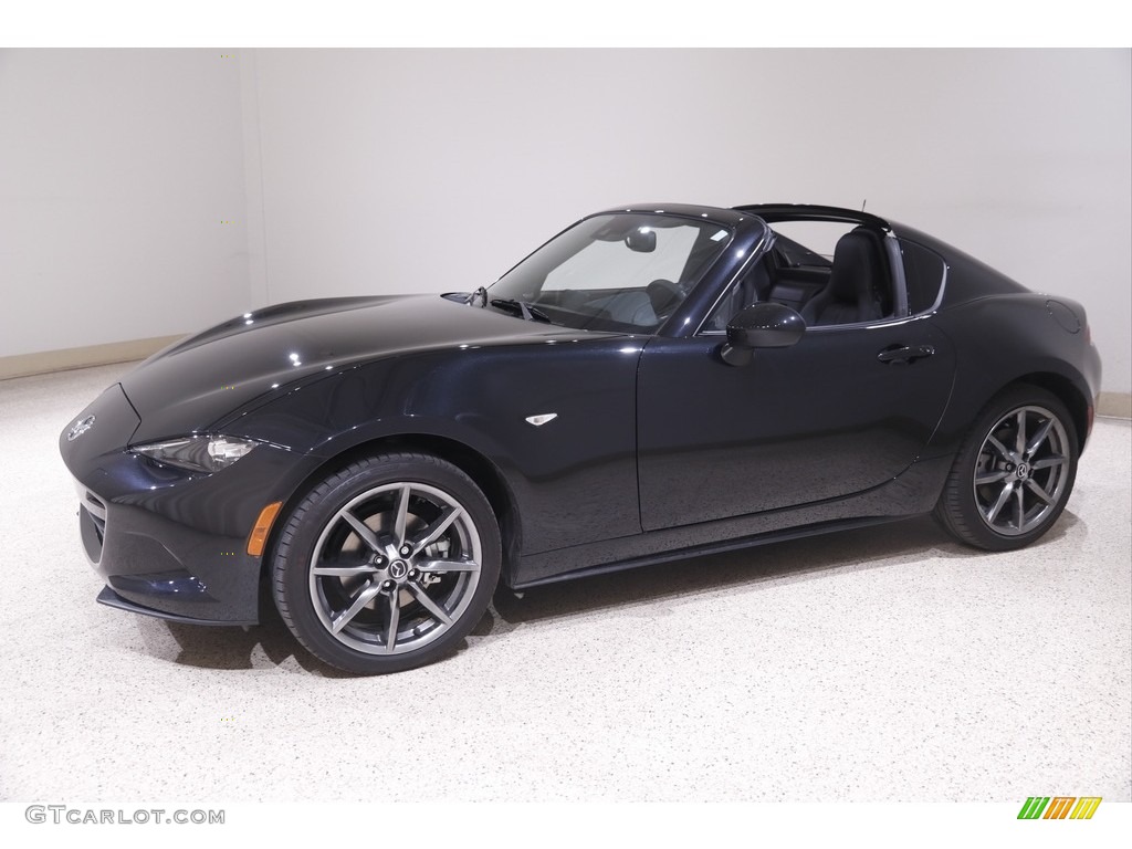 Jet Black Mica 2020 Mazda MX-5 Miata RF Grand Touring Exterior Photo #143935557