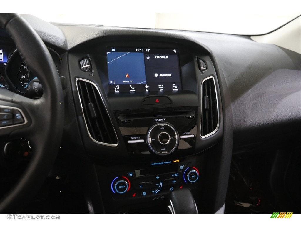 2017 Focus SEL Sedan - Kona Blue / Charcoal Black photo #9