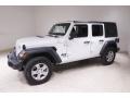 Bright White - Wrangler Unlimited Sport 4x4 Photo No. 3