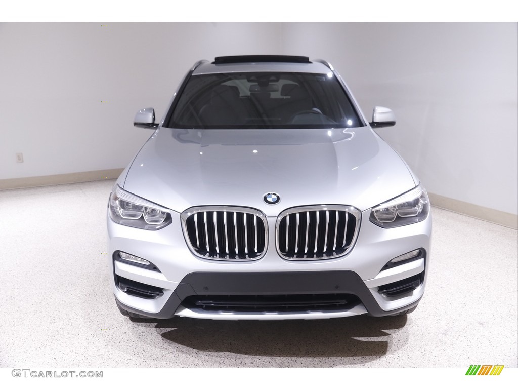 2019 X3 xDrive30i - Glacier Silver Metallic / Black photo #2