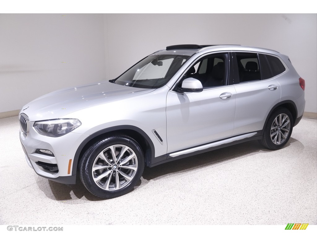 2019 X3 xDrive30i - Glacier Silver Metallic / Black photo #3