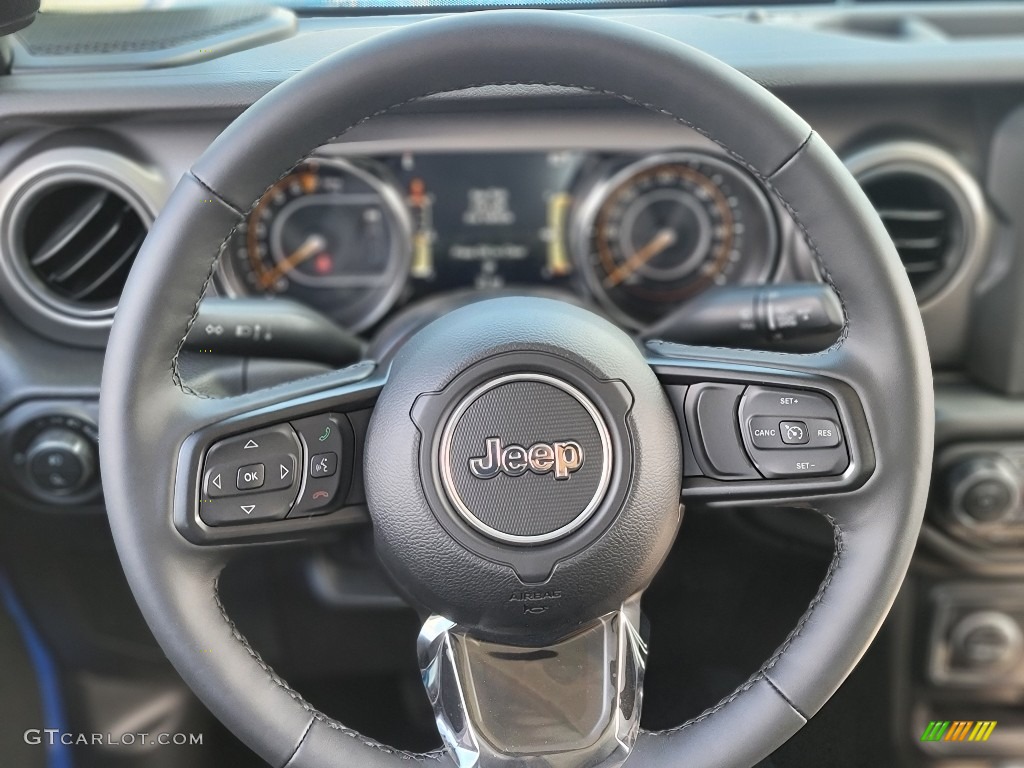 2022 Gladiator Sport 4x4 - Hydro Blue Pearl / Black photo #8