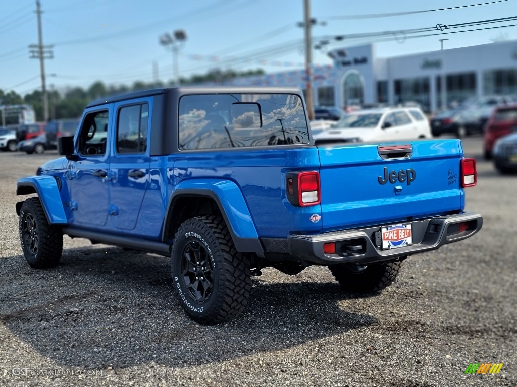 2022 Gladiator Sport 4x4 - Hydro Blue Pearl / Black photo #4
