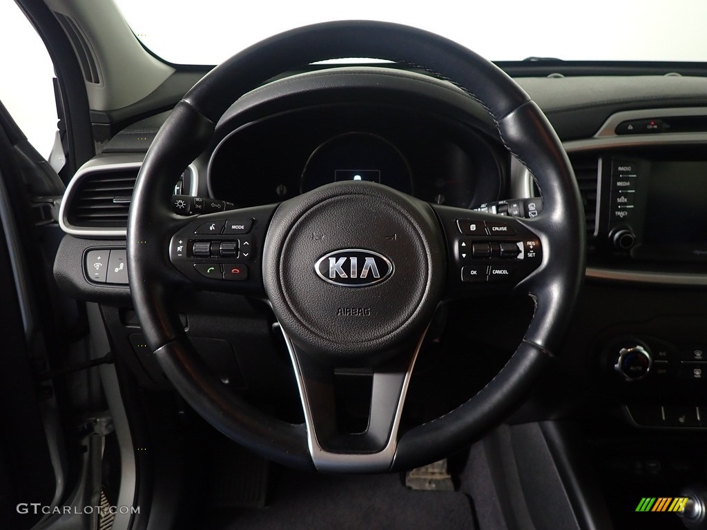 2017 Kia Sorento LX V6 Black Steering Wheel Photo #143937321