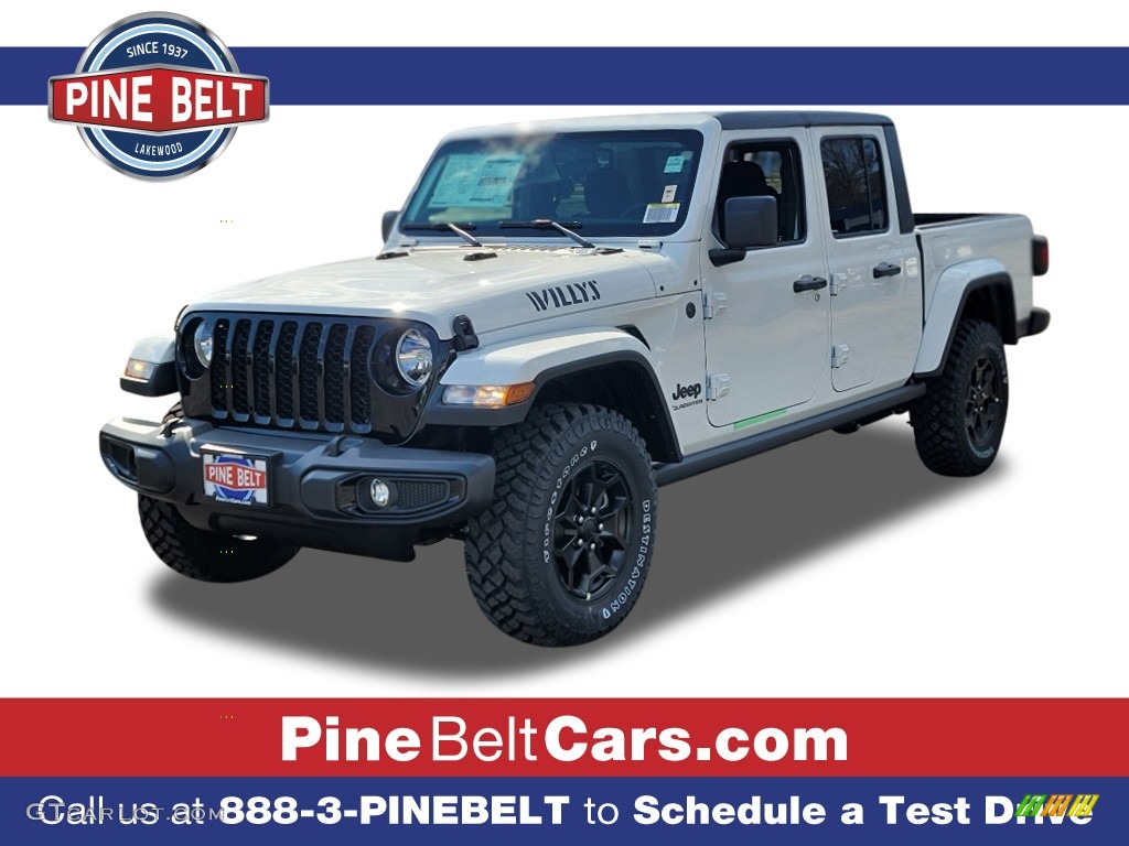 2022 Gladiator Sport 4x4 - Bright White / Black photo #1