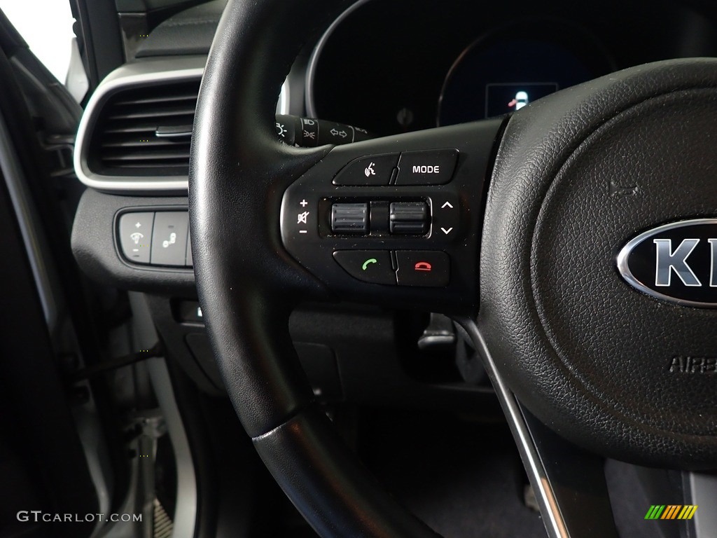 2017 Kia Sorento LX V6 Black Steering Wheel Photo #143937360