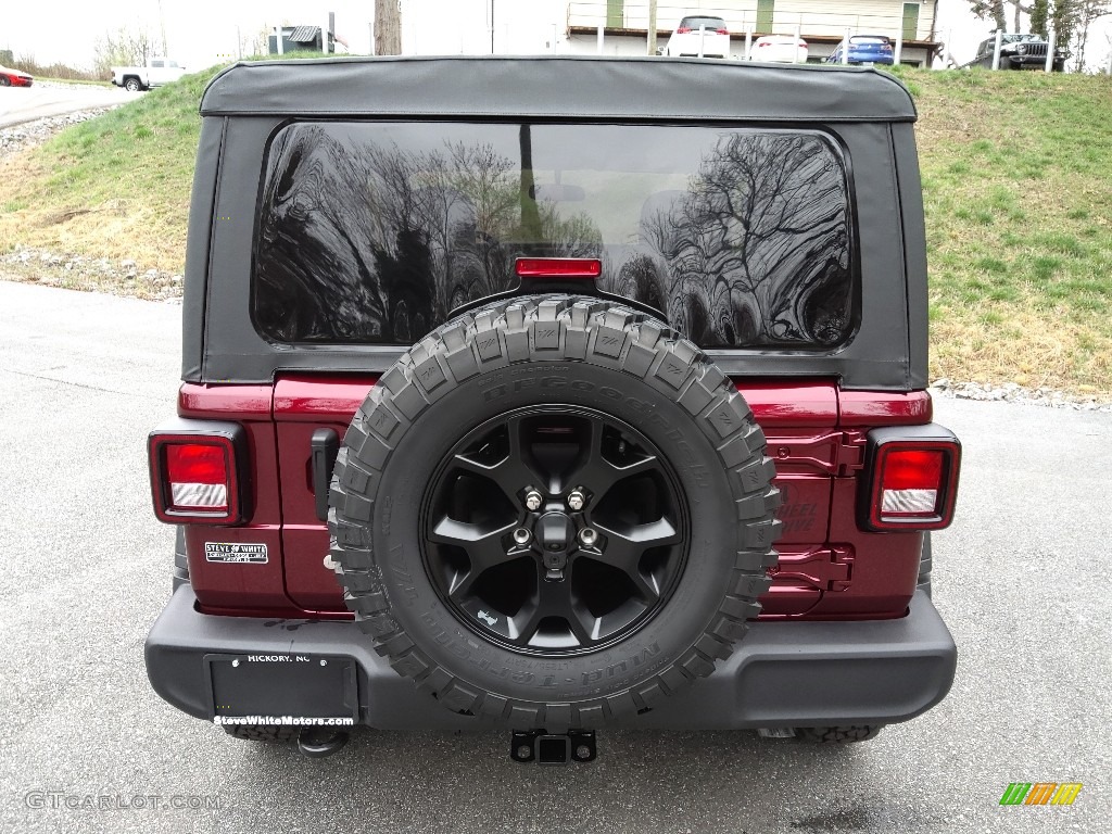 2022 Wrangler Willys 4x4 - Snazzberry Pearl / Black photo #7