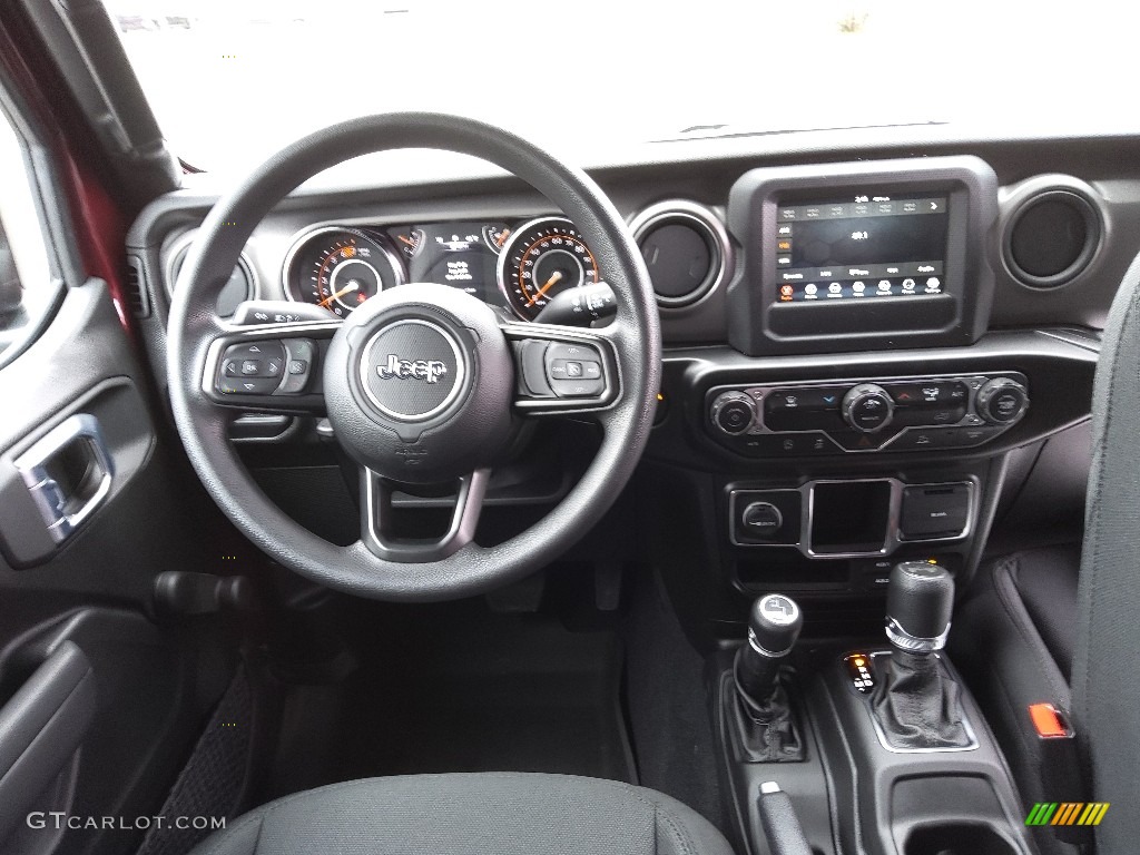 2022 Jeep Wrangler Willys 4x4 Black Dashboard Photo #143938152