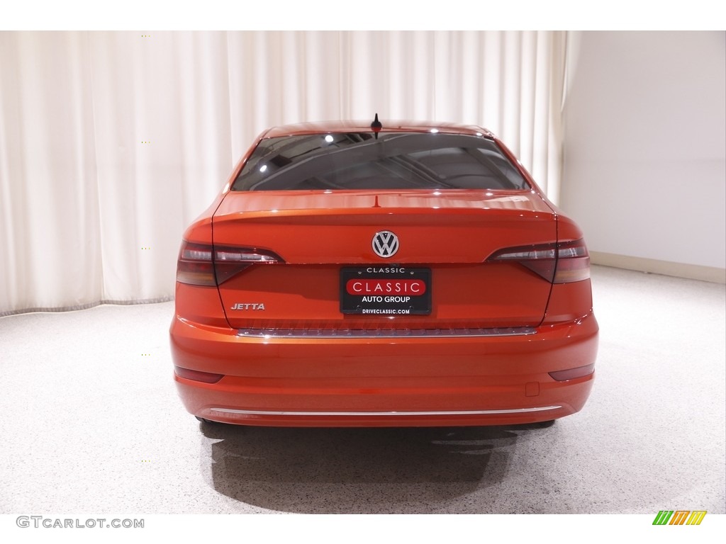 2019 Jetta SEL - Habanero Orange / Storm Gray photo #18