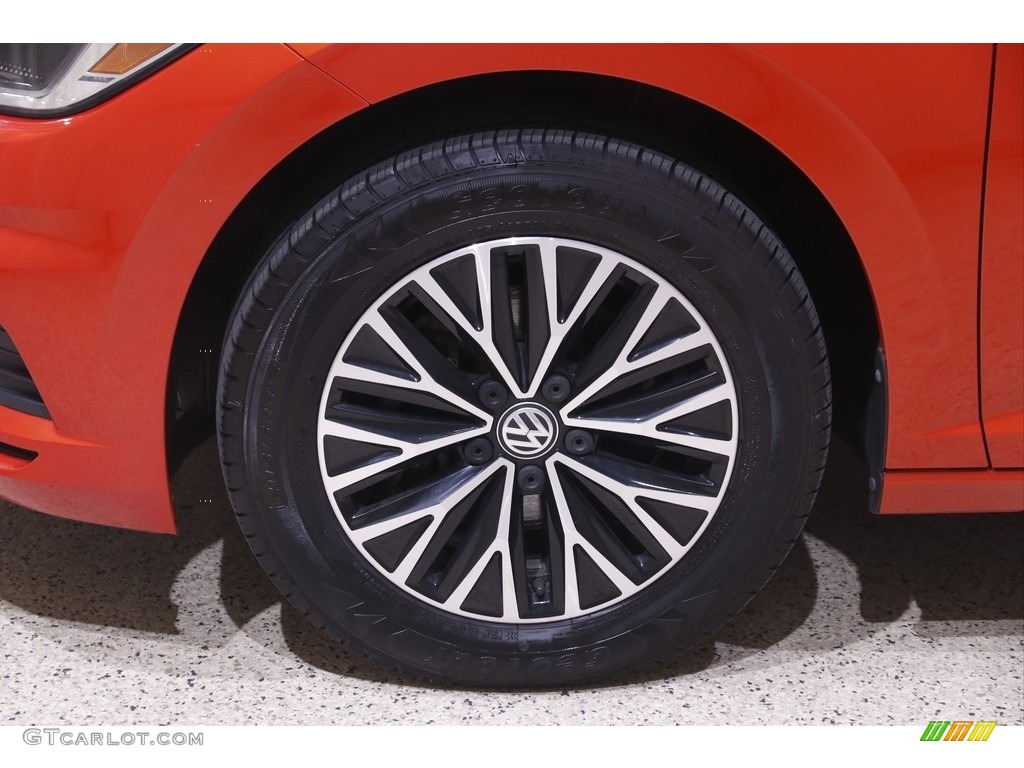2019 Jetta SEL - Habanero Orange / Storm Gray photo #20