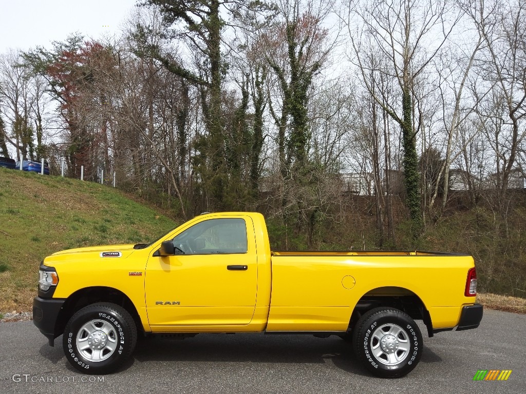 Detonator Yellow 2022 Ram 2500 Tradesman Regular Cab 4x4 Exterior Photo #143938491