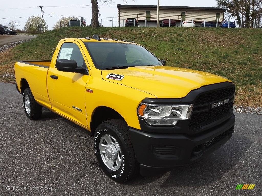 Detonator Yellow 2022 Ram 2500 Tradesman Regular Cab 4x4 Exterior Photo #143938575