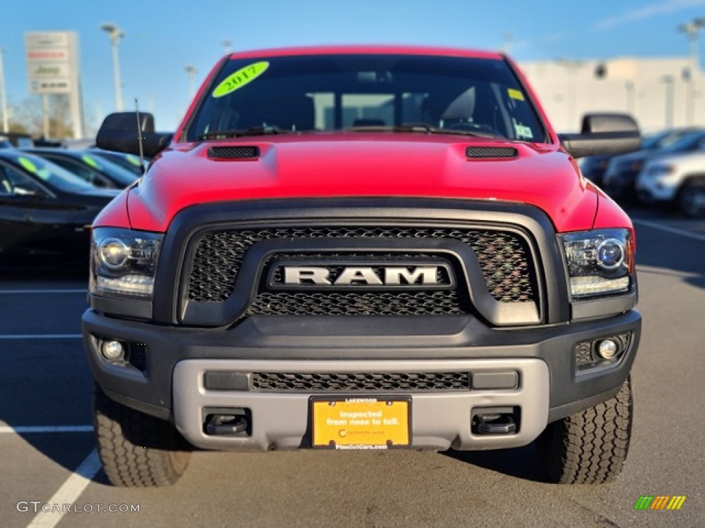 2017 1500 Rebel Crew Cab 4x4 - Flame Red / Black photo #16