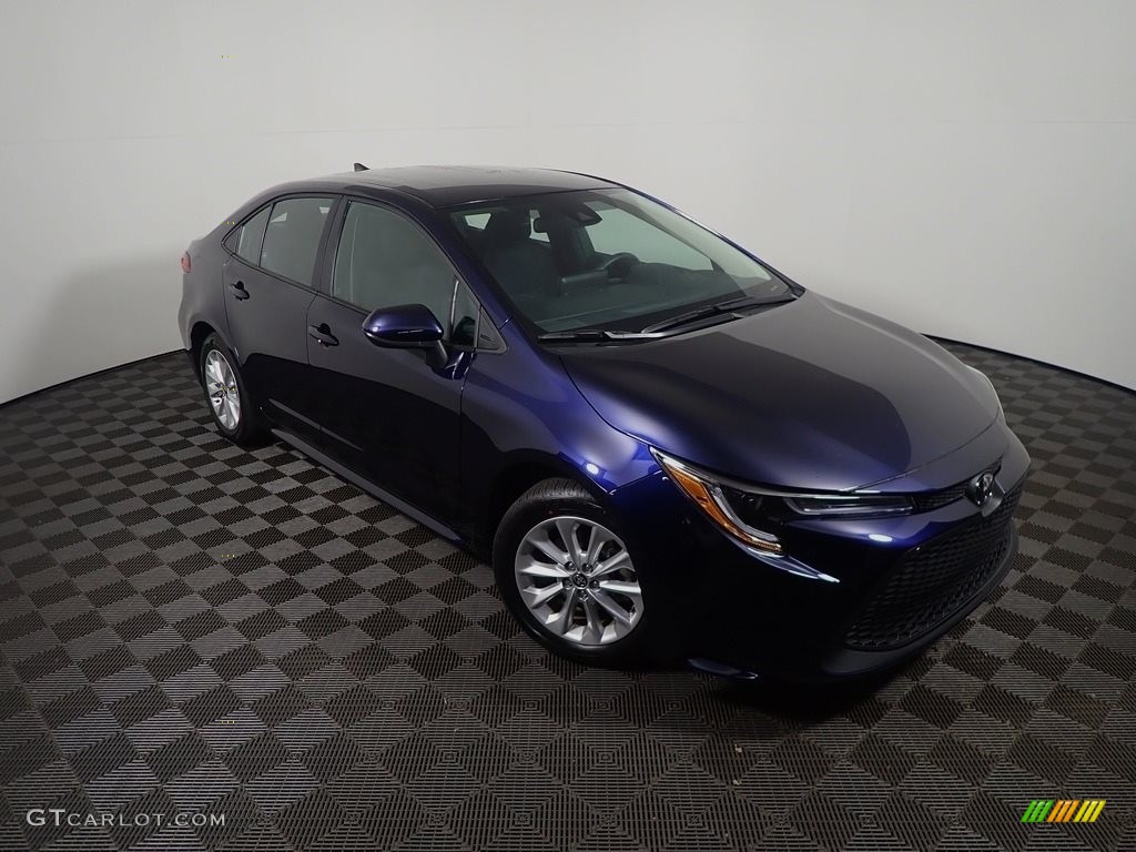 2022 Corolla LE - Blueprint / Black photo #3