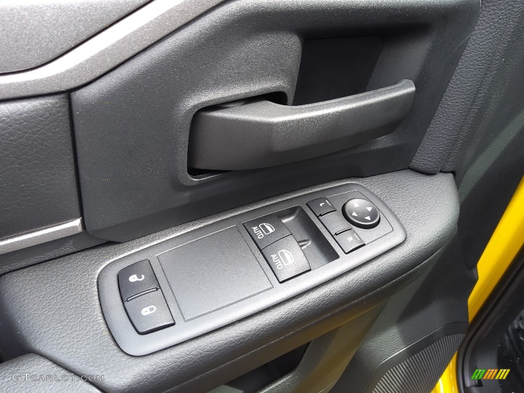 2022 Ram 2500 Tradesman Regular Cab 4x4 Black/Diesel Gray Door Panel Photo #143938827