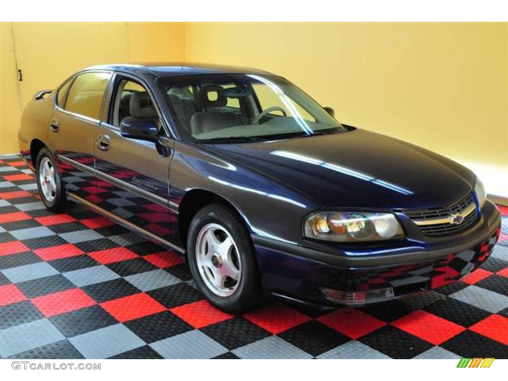 2002 Impala LS - Navy Blue Metallic / Neutral photo #1