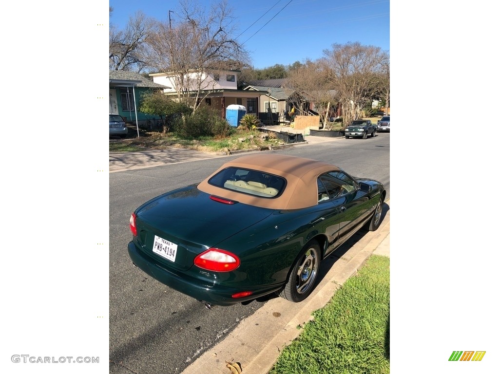 1997 XK XK8 Convertible - British Racing Green / Cashmere photo #7