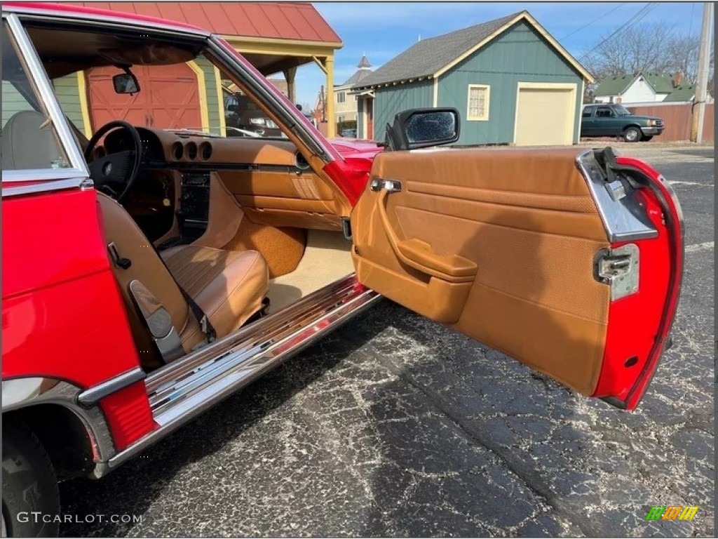 1977 Mercedes-Benz SL Class 450 SL roadster Dark Bamboo Door Panel Photo #143939424