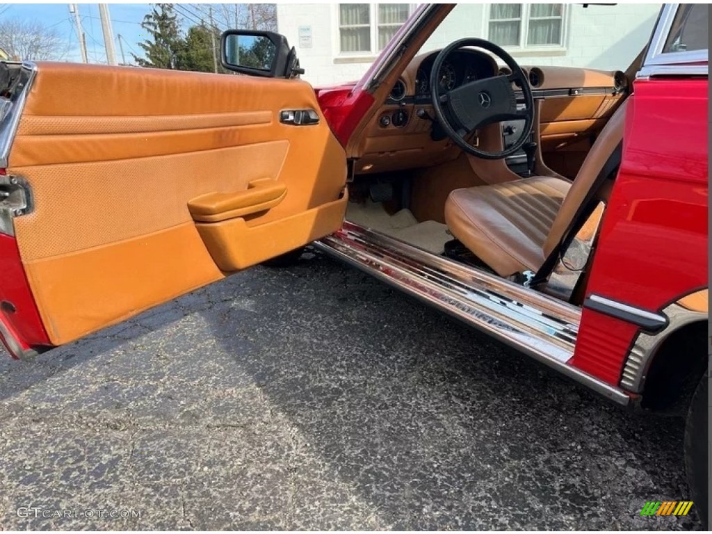 1977 Mercedes-Benz SL Class 450 SL roadster Dark Bamboo Door Panel Photo #143939472