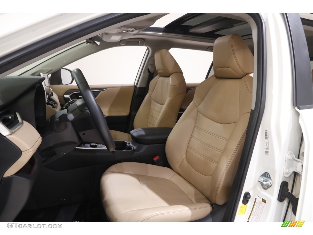 2019 RAV4 Limited AWD - Blizzard White Pearl / Nutmeg photo #5