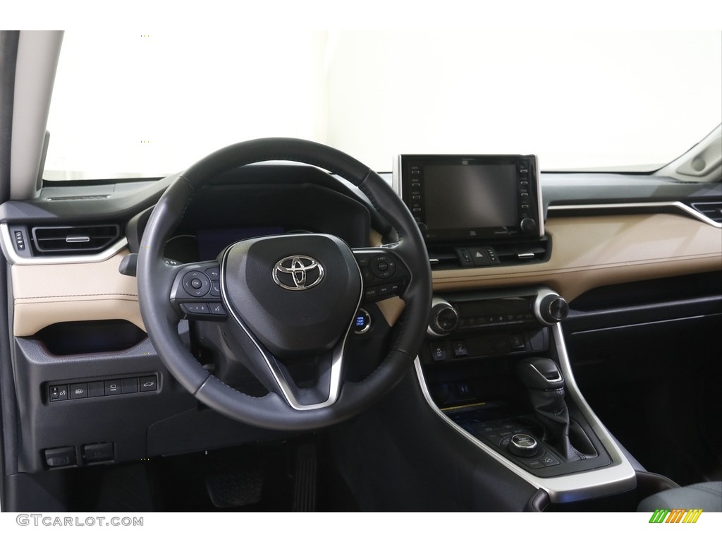 2019 RAV4 Limited AWD - Blizzard White Pearl / Nutmeg photo #6