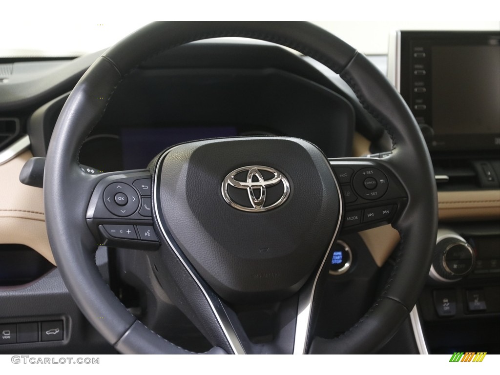 2019 RAV4 Limited AWD - Blizzard White Pearl / Nutmeg photo #7