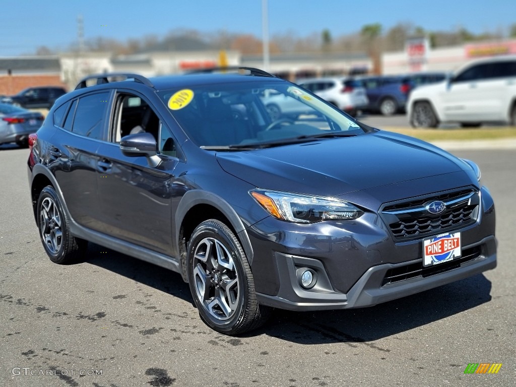 2019 Crosstrek 2.0i Limited - Dark Gray Metallic / Black photo #15