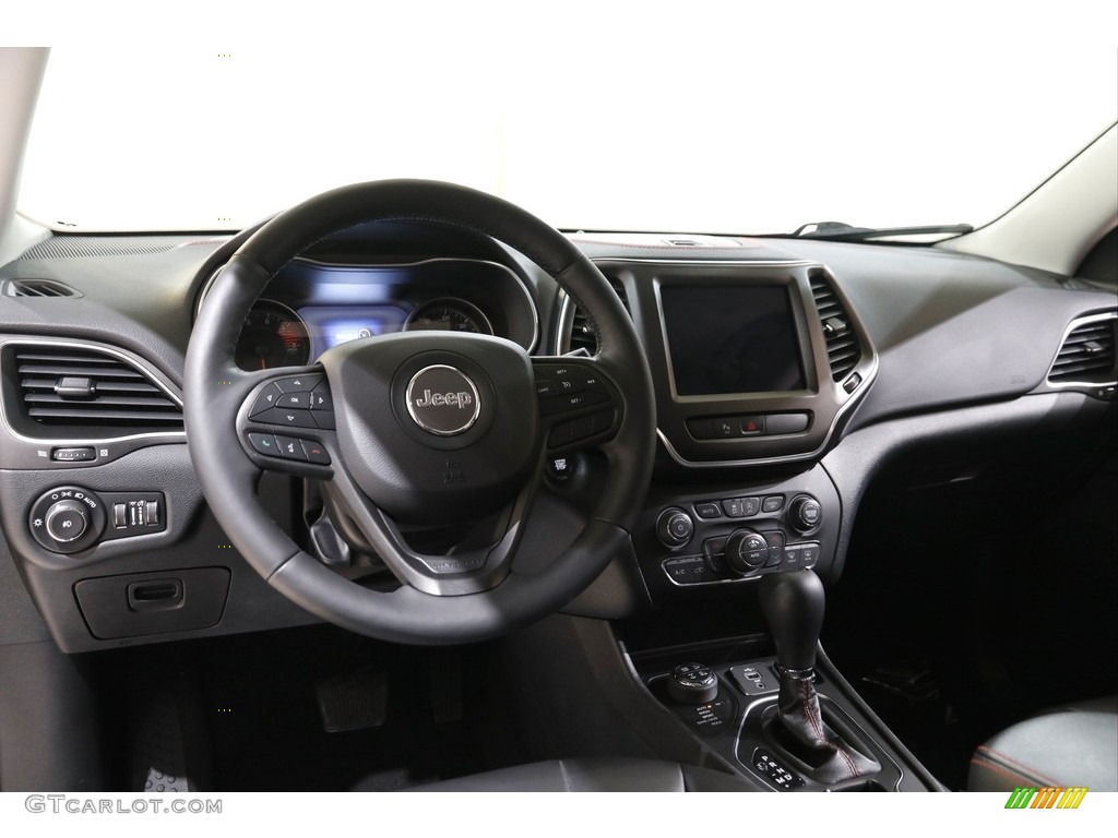 2020 Jeep Cherokee Trailhawk 4x4 Black Dashboard Photo #143940204