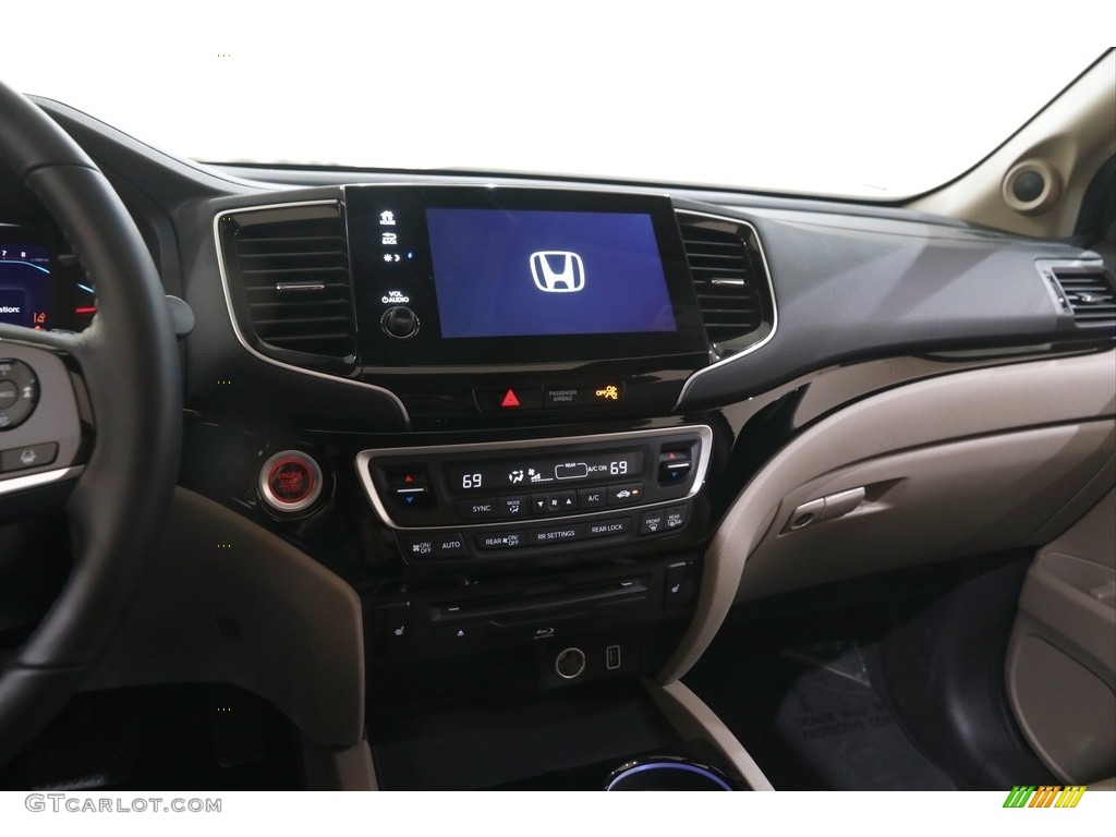 2021 Pilot Touring AWD - Deep Scarlet Pearl / Beige photo #9