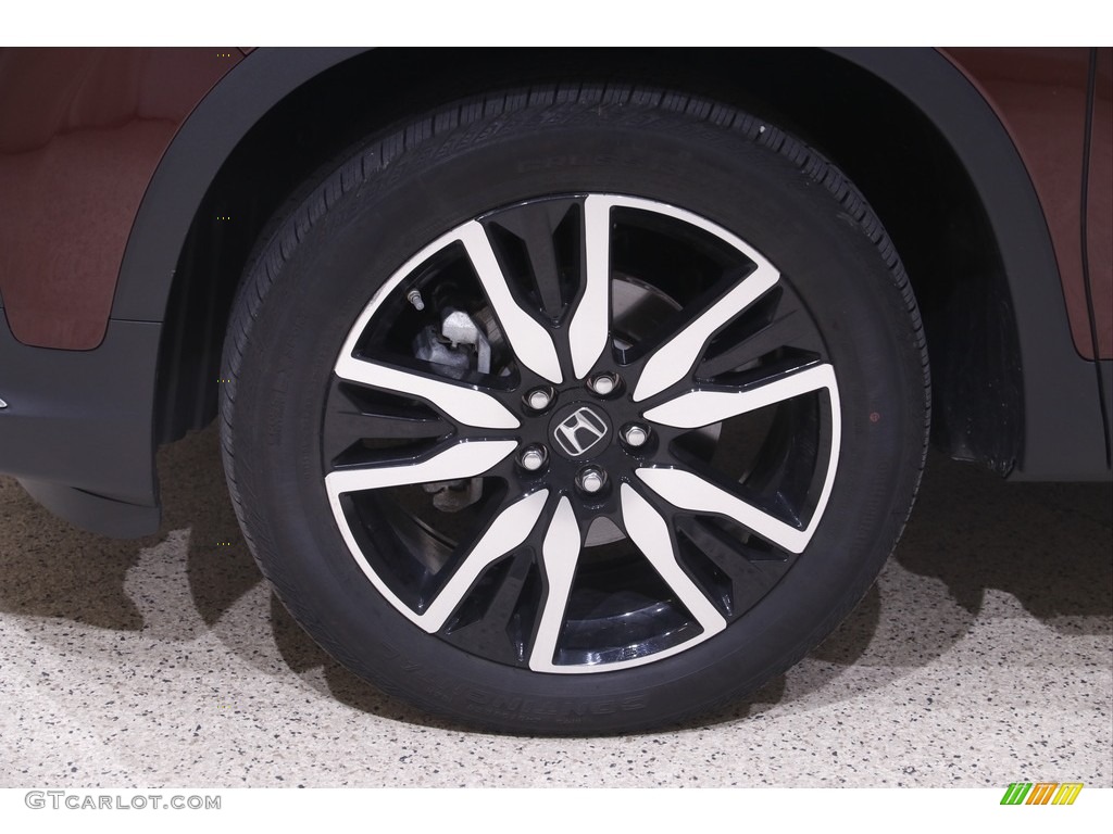 2021 Pilot Touring AWD - Deep Scarlet Pearl / Beige photo #22