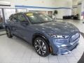Infinite Blue Metallic 2021 Ford Mustang Mach-E Premium eAWD Exterior